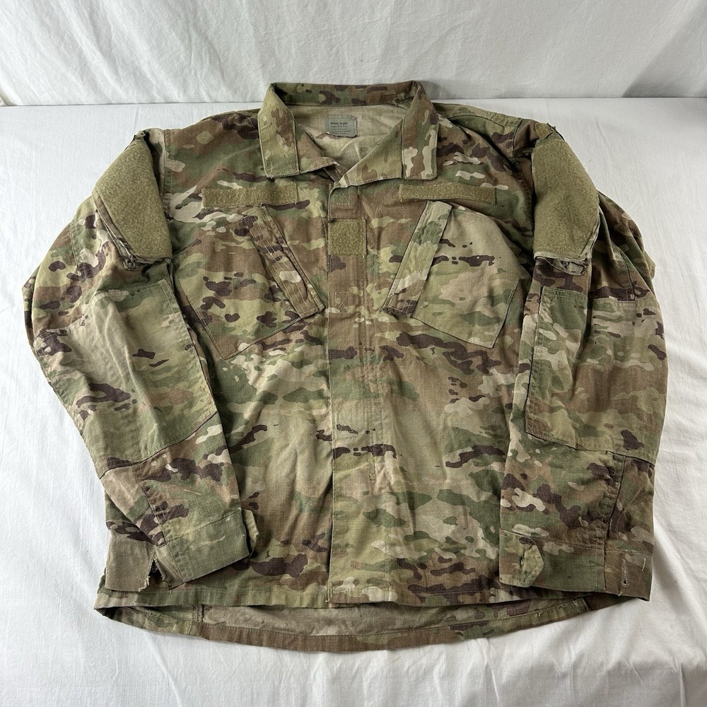 US Army Jacket Unisex Med. Regular OCP Camo Combat Uniform Coat Flame Resistant
